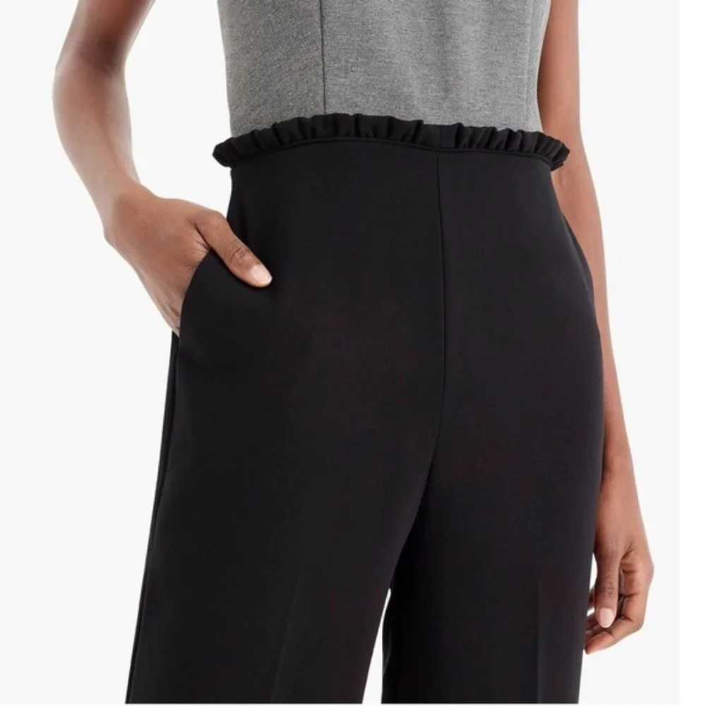 J. Crew Wide Leg Combo Jumpsuit Size 6